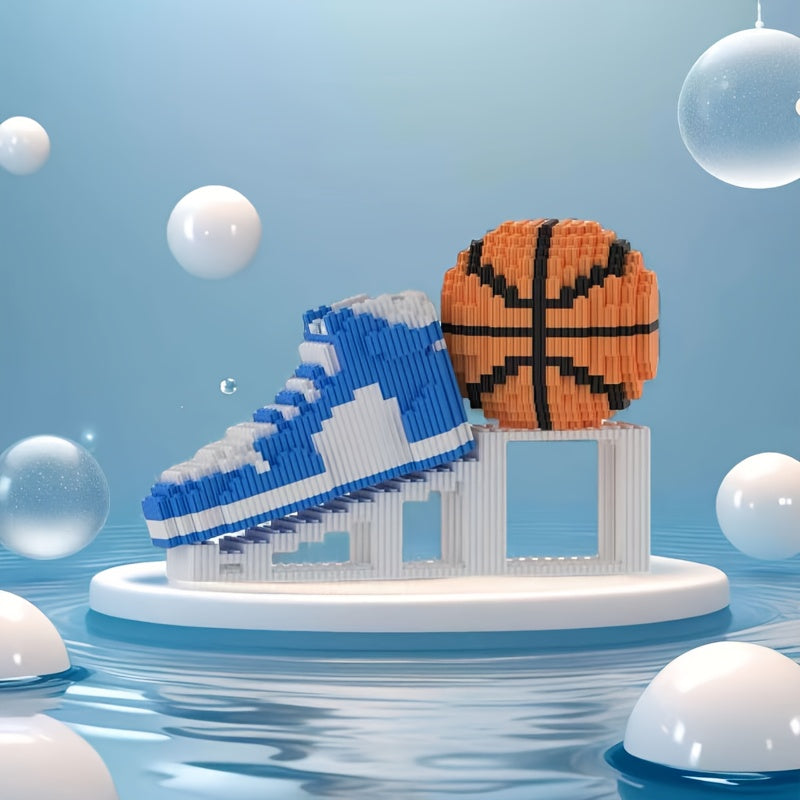 Basketbal schoen & bal | Bouwsteentjes
