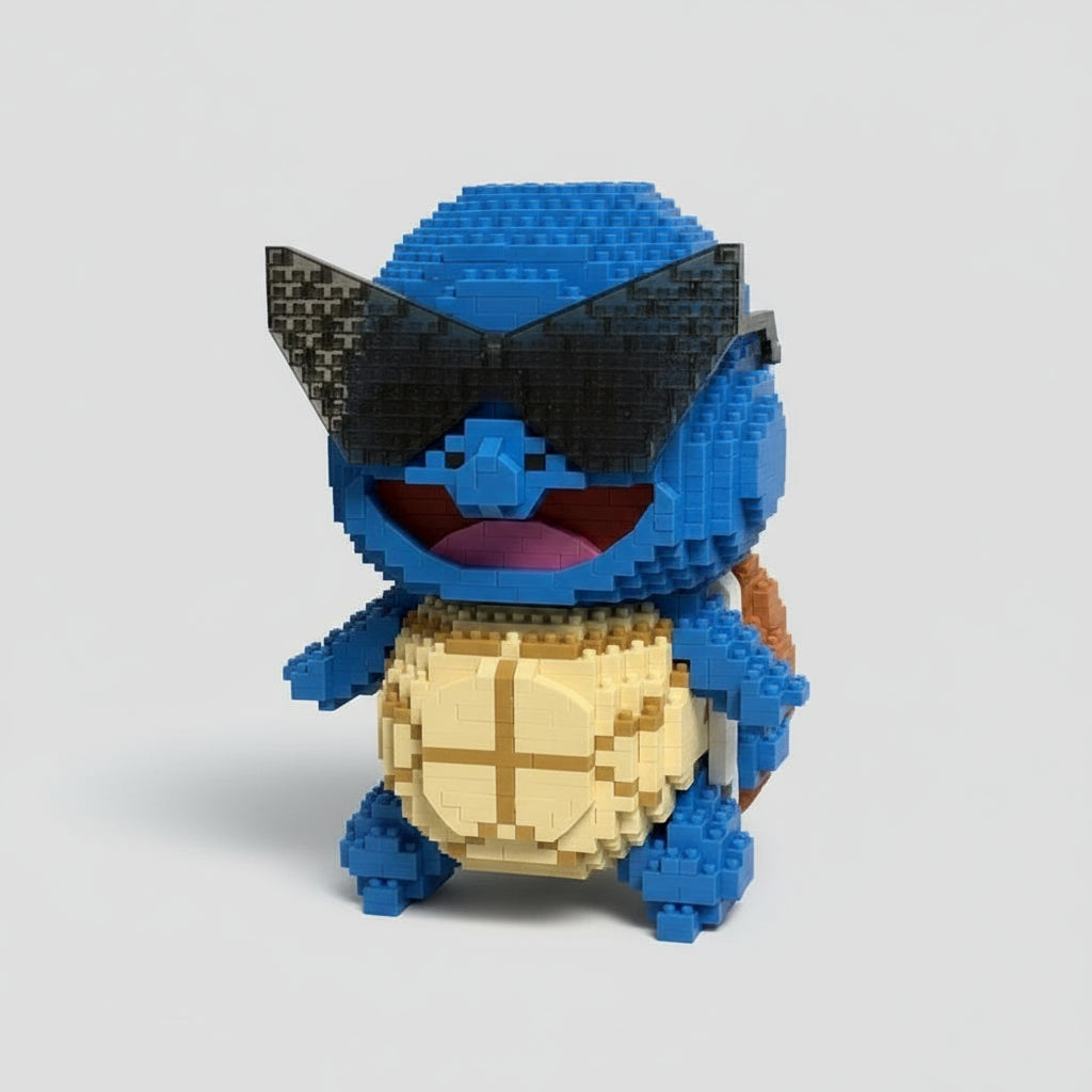 Blauw Schildpadje Bouwblokjes