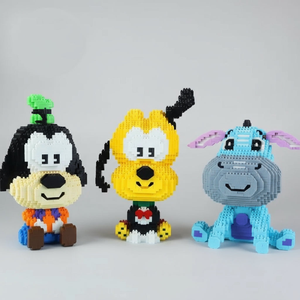 Blauwe Ezel Bouwblokjes