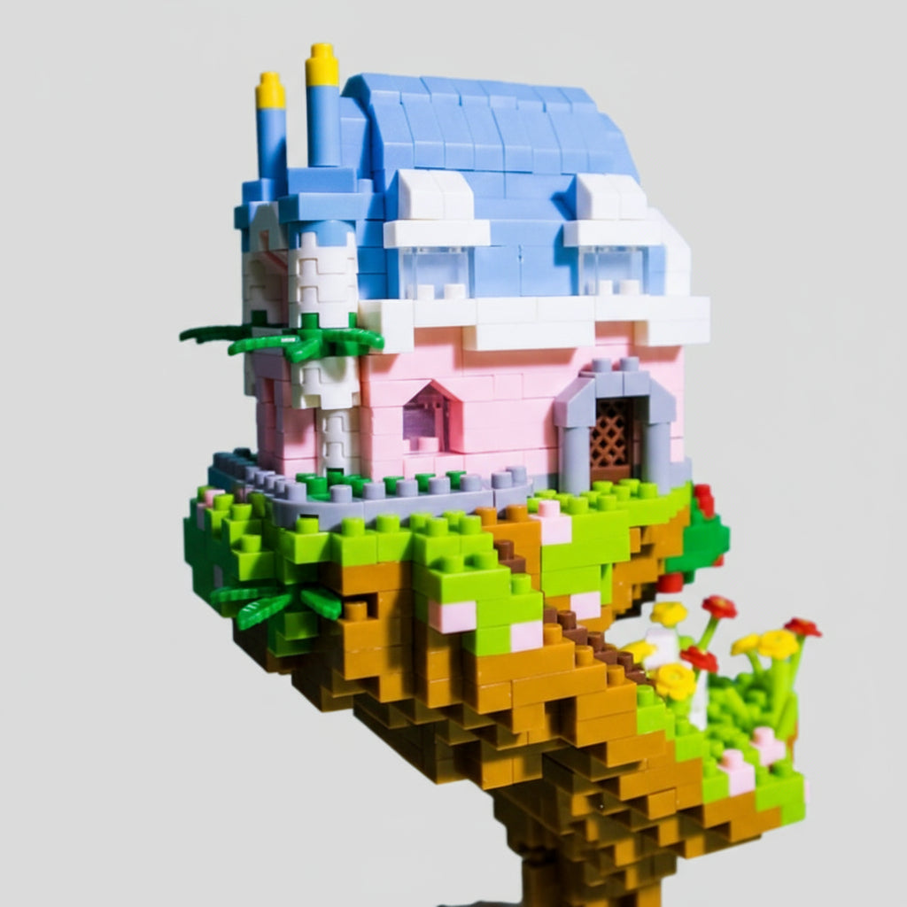 Boomhut Op Wolken Bouwblokjes