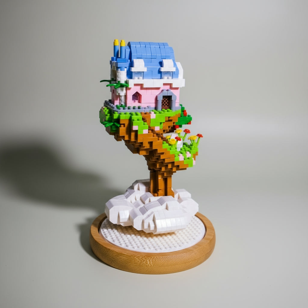 Boomhut Op Wolken Bouwblokjes