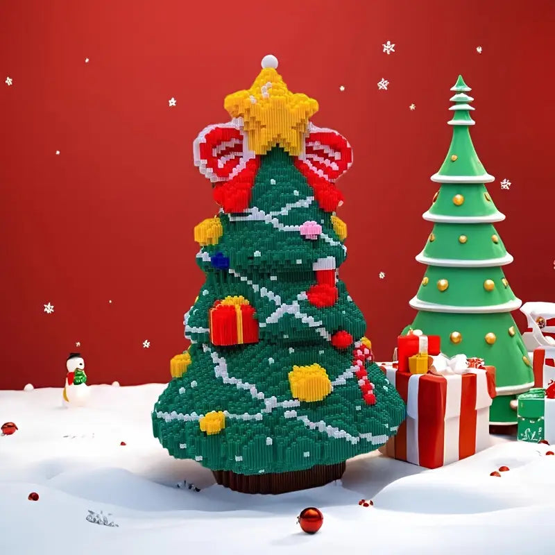 Mega kerstboom | Bouwsteentjes