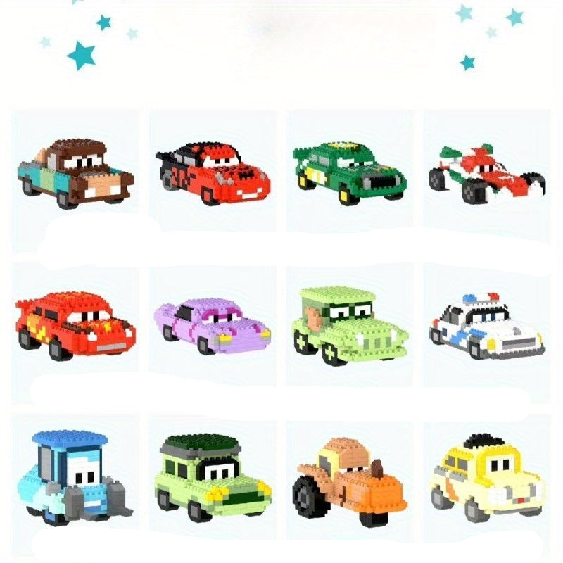 Mini race auto´s | Bouwsteentjes