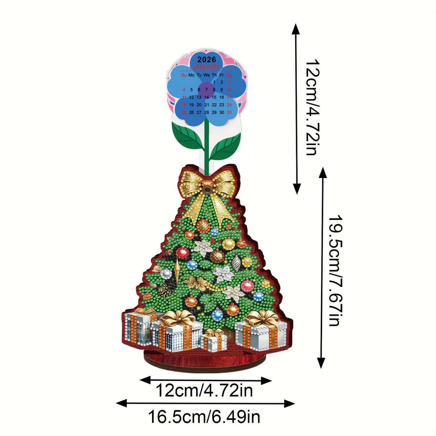 Kerstboom | kalender | Diamond painting