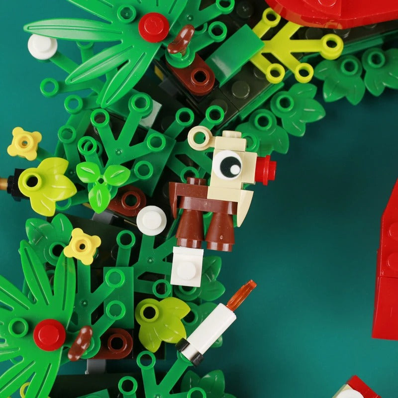 Kerst krans | Bouwsteentjes