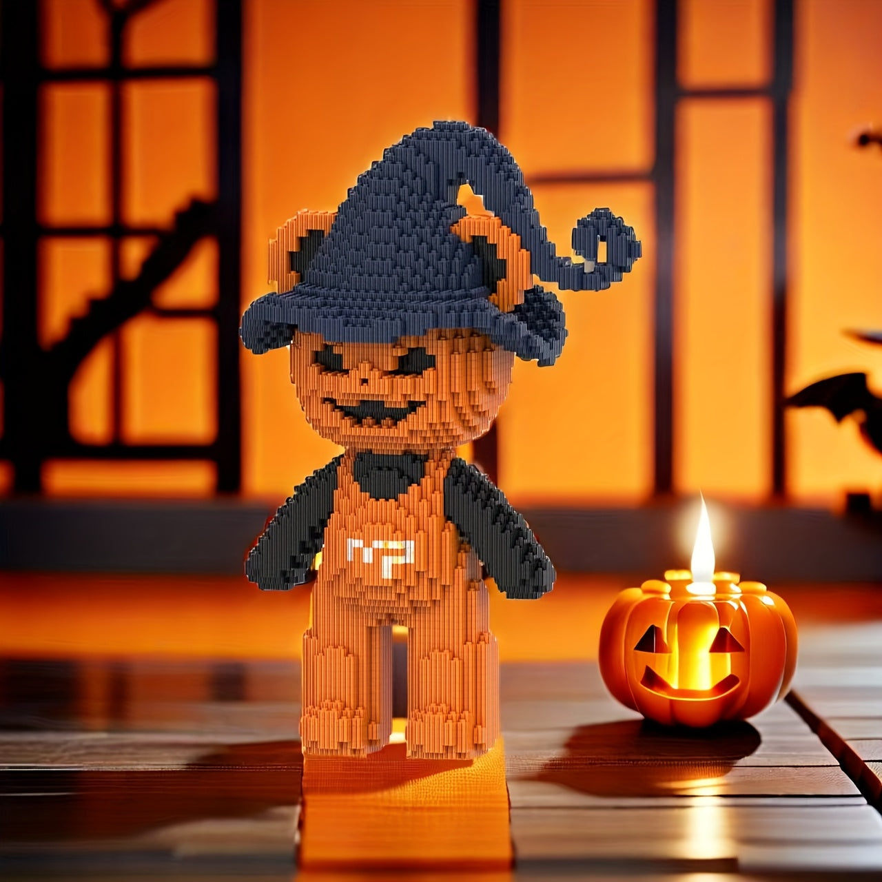 Halloween poppetje | Bouwsteentjes