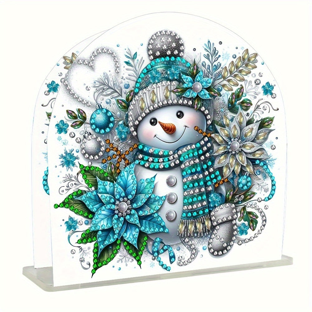 Sneeuwpop | Servethouder | Diamond painting