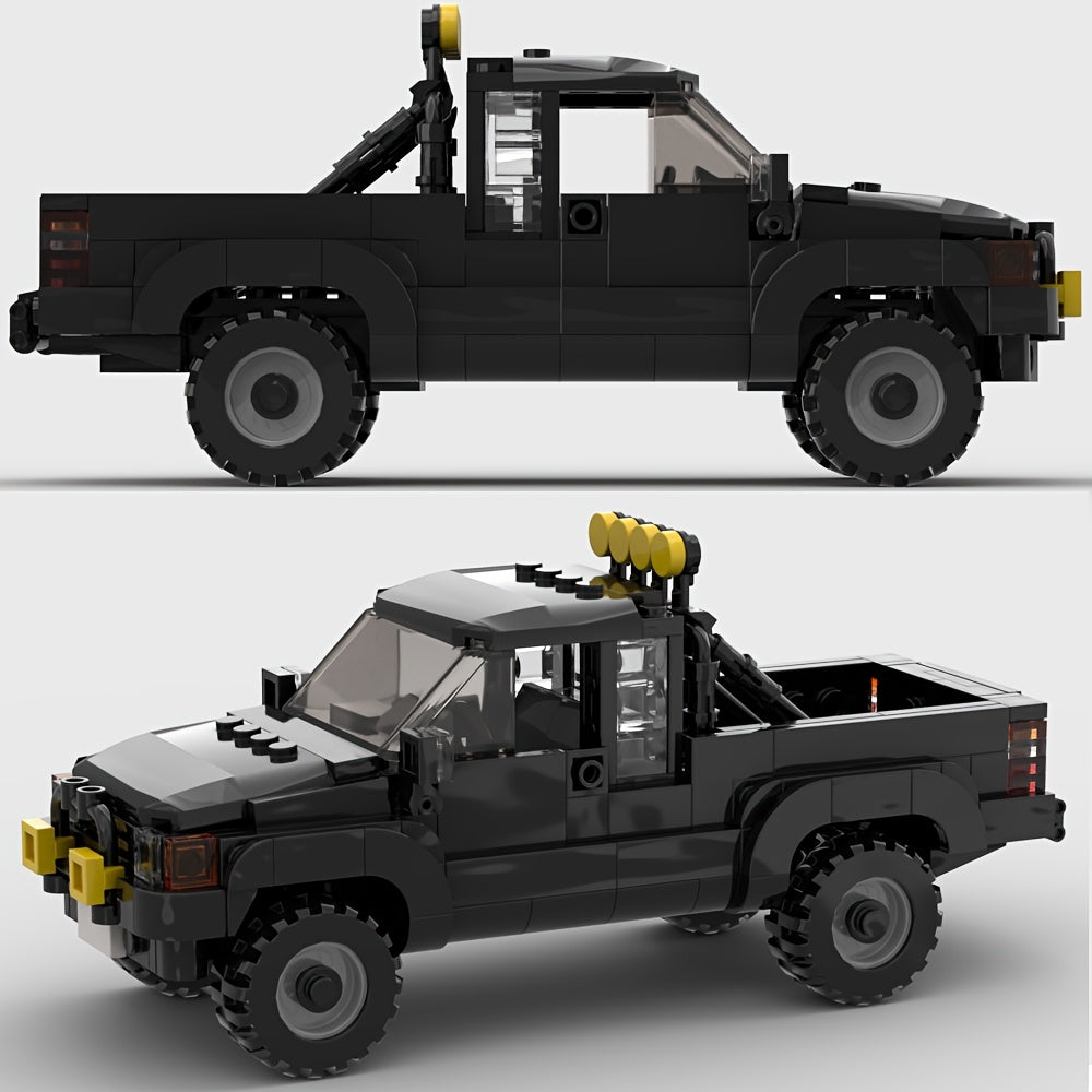 Zwarte Pick-up | Bouwsteentjes