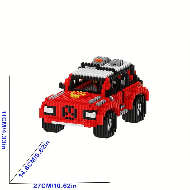 Rode truck | Bouwsteentjes