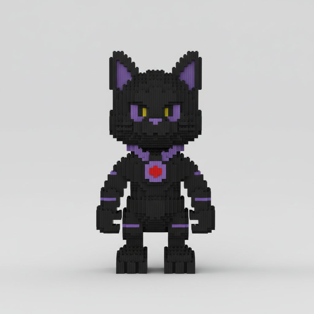 Stoere kat | Bouwsteentjes