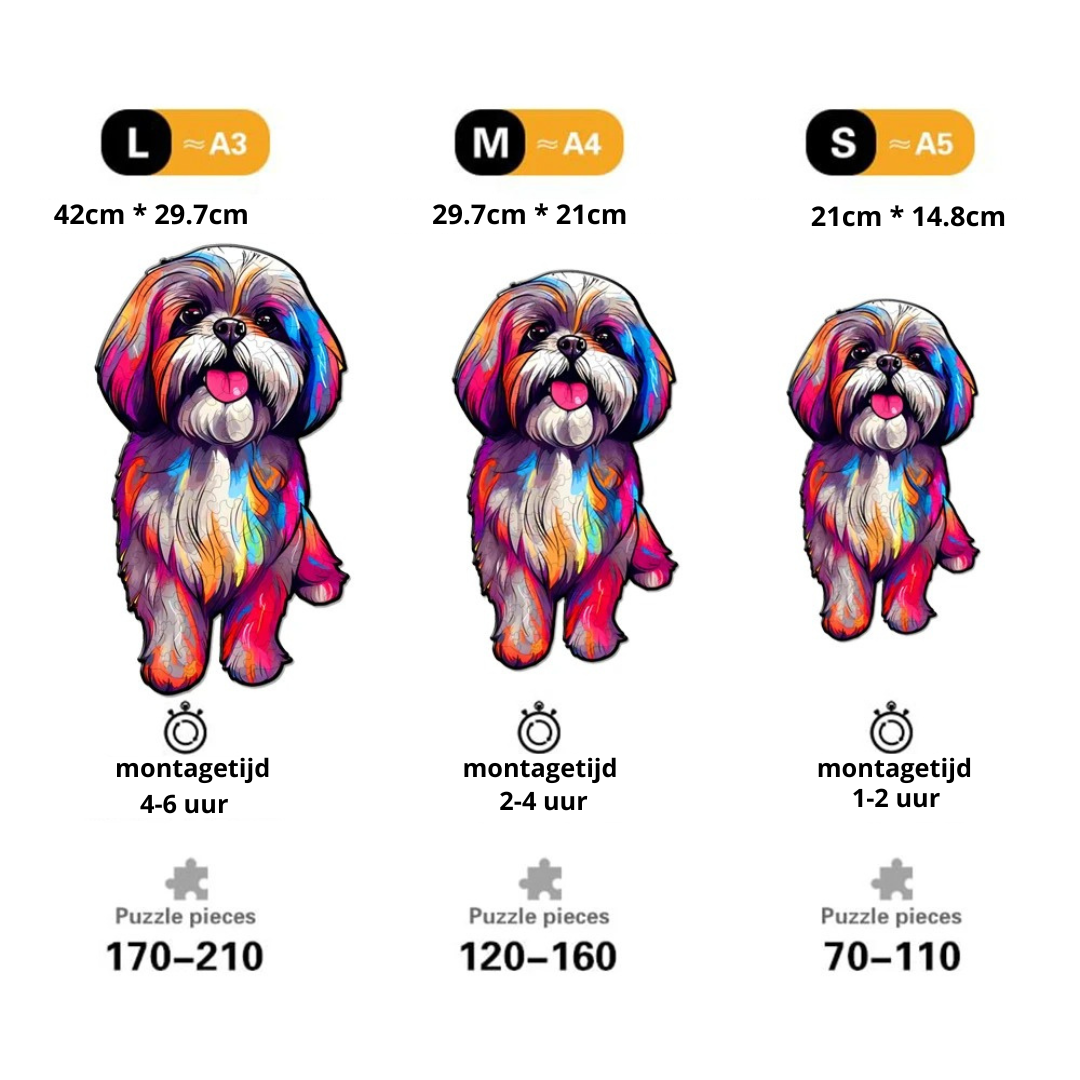Hondje | Houten Puzzel