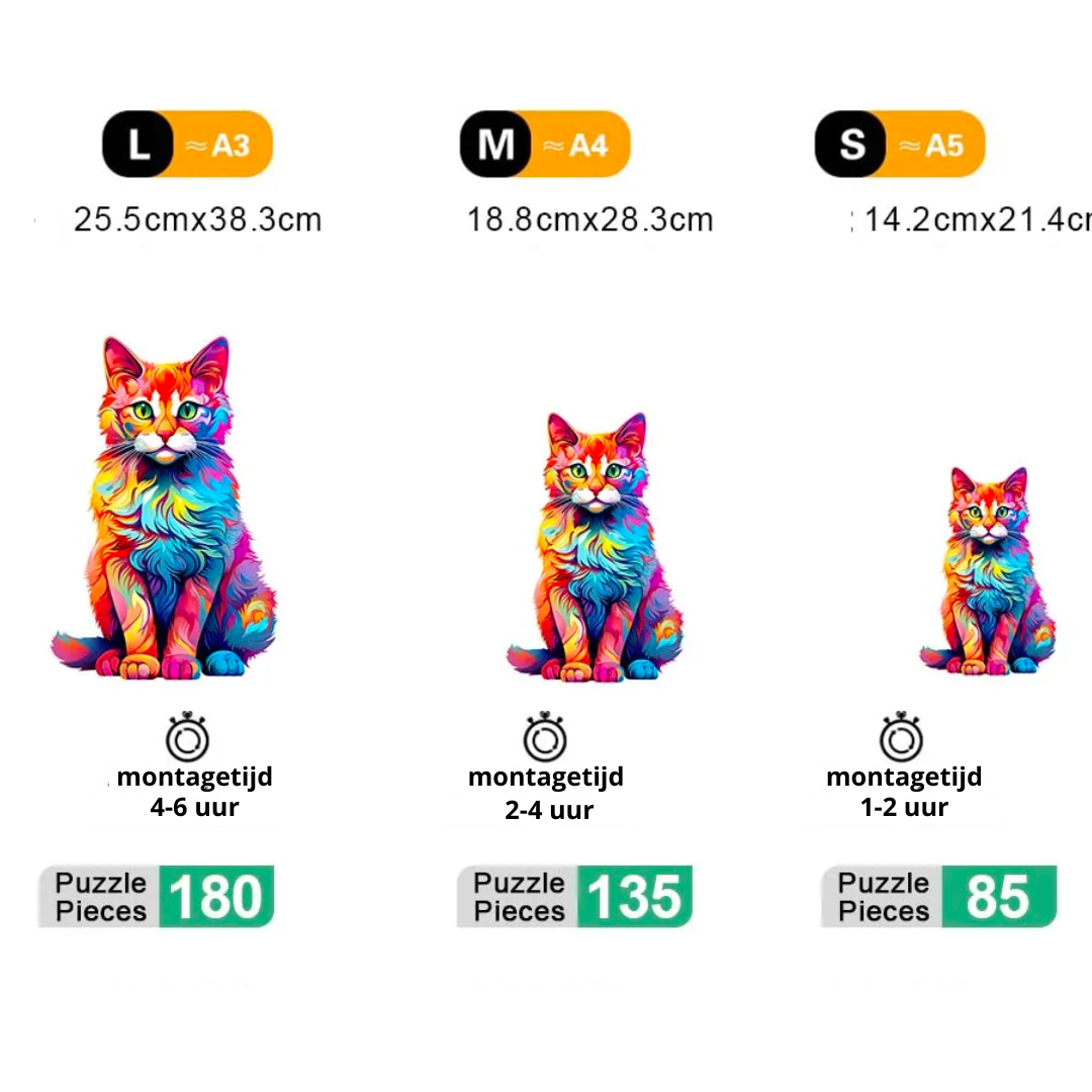 Kat | Houten Puzzel
