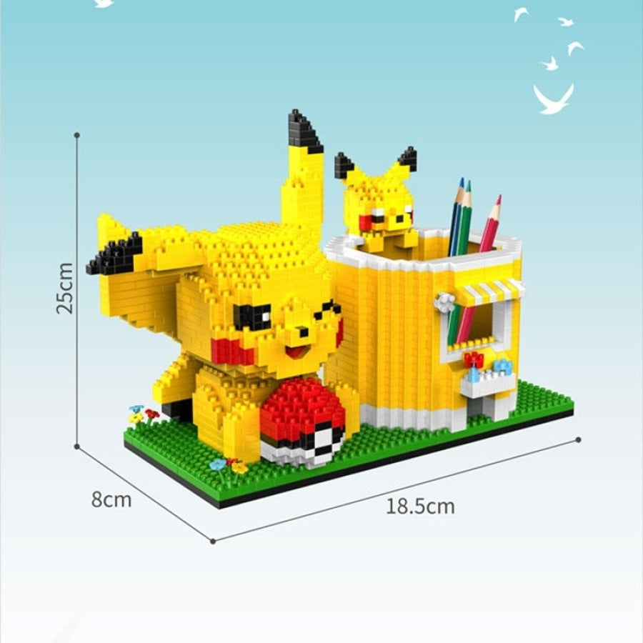 Pikachu Pennenbakje Bouwblokjes