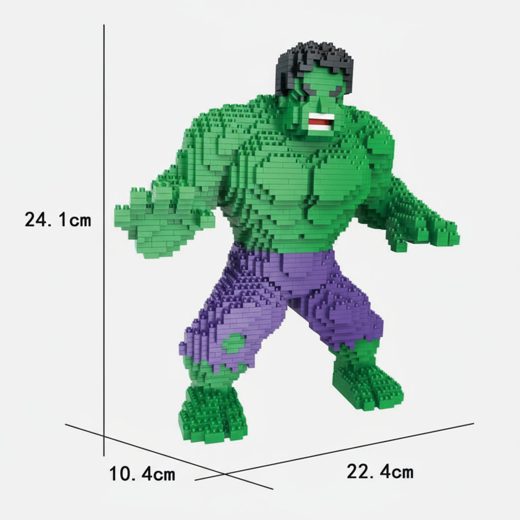 Gespierde Groene Monster | Bouwsteentjes