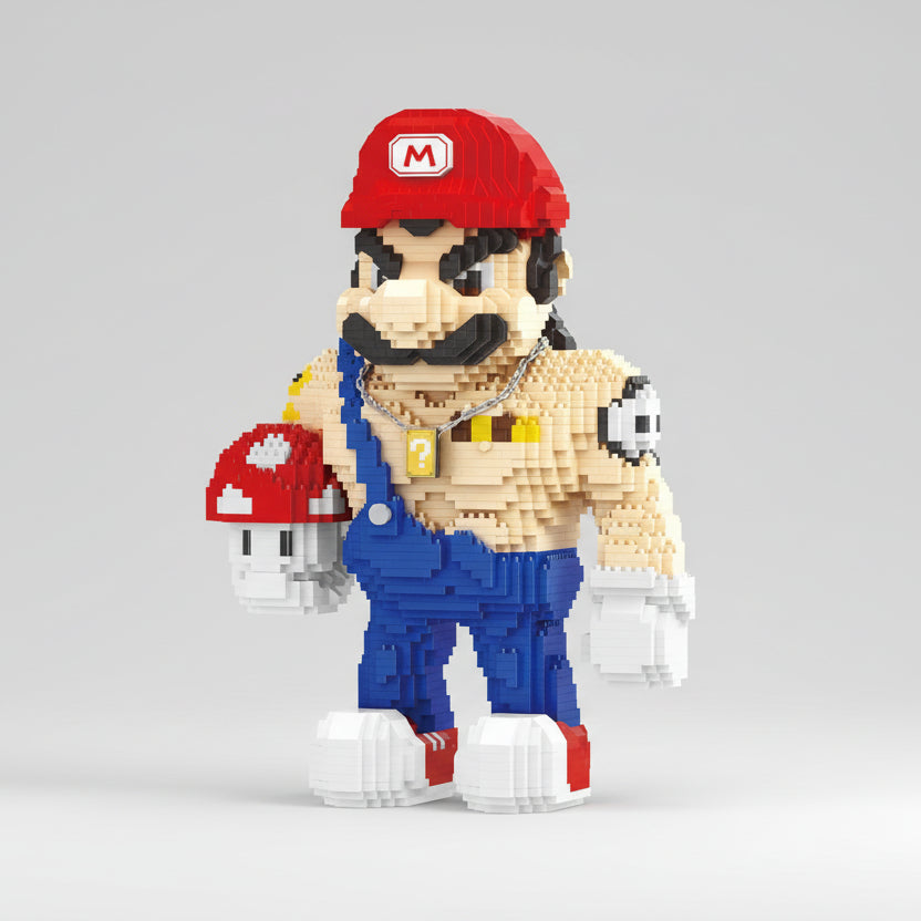 Gespierde Rode Loodgieter Bouwblokjes