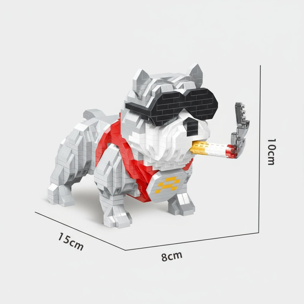 Grappige Hond Bouwblokjes