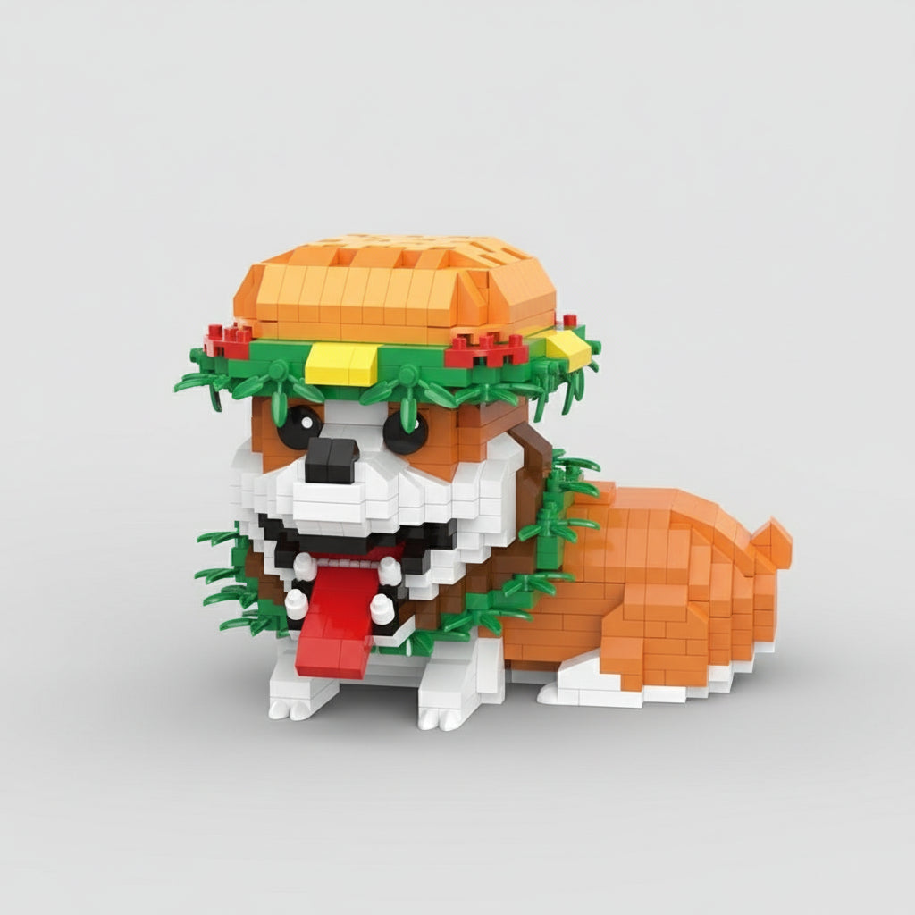 Hamburger Hond Bouwblokjes