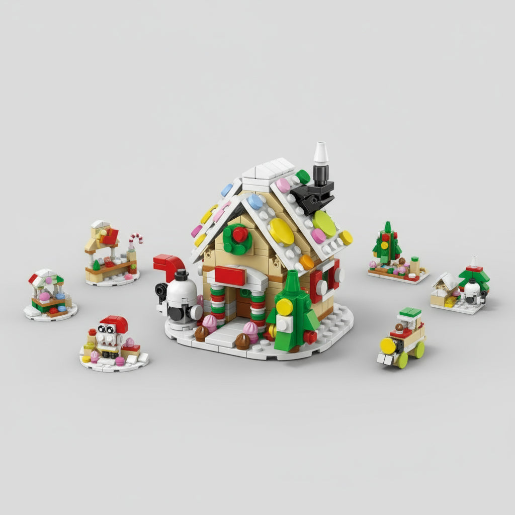 1+6 kerst pakketen | Bouwsteentjes
