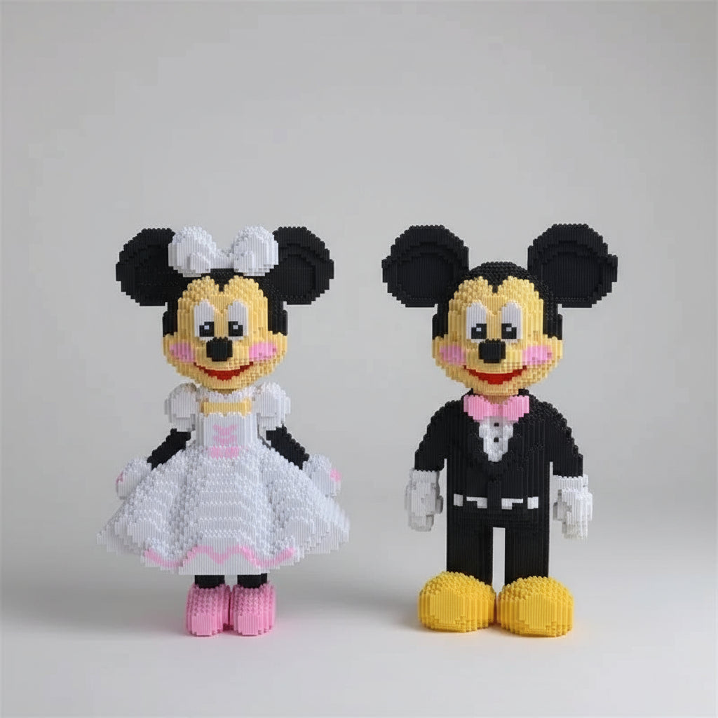 Bruiloft muizen | Bouwsteentjes