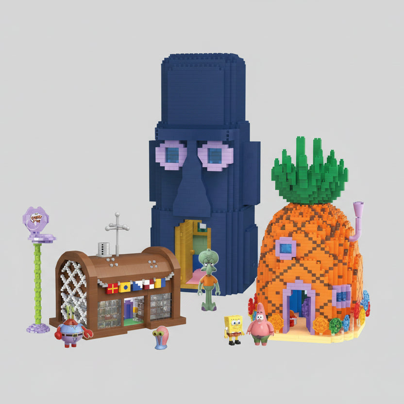 Huis van Octopus | Bouwsteentjes