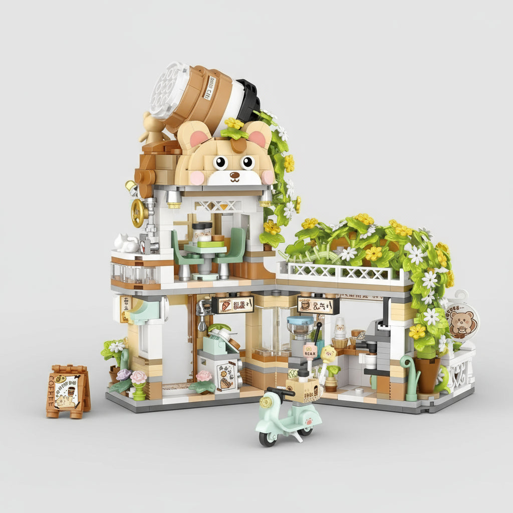 Kleine beer koffiehuis | Bouwsteentjes