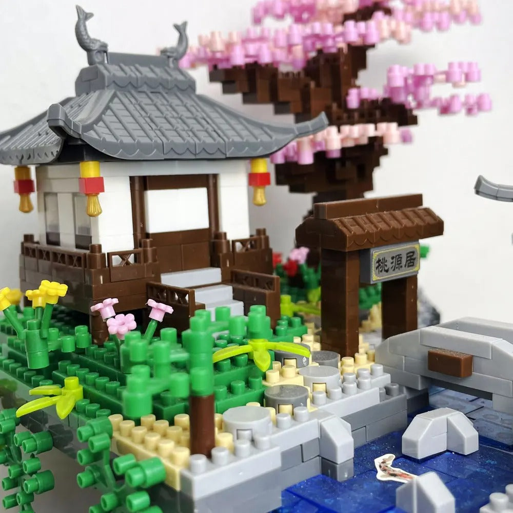 Boomhut met waterval | Bouwsteentjes