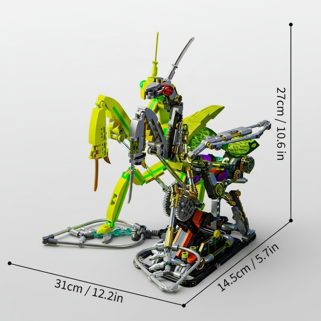 Bewegende Sprinkhaan | Bouwsteentjes