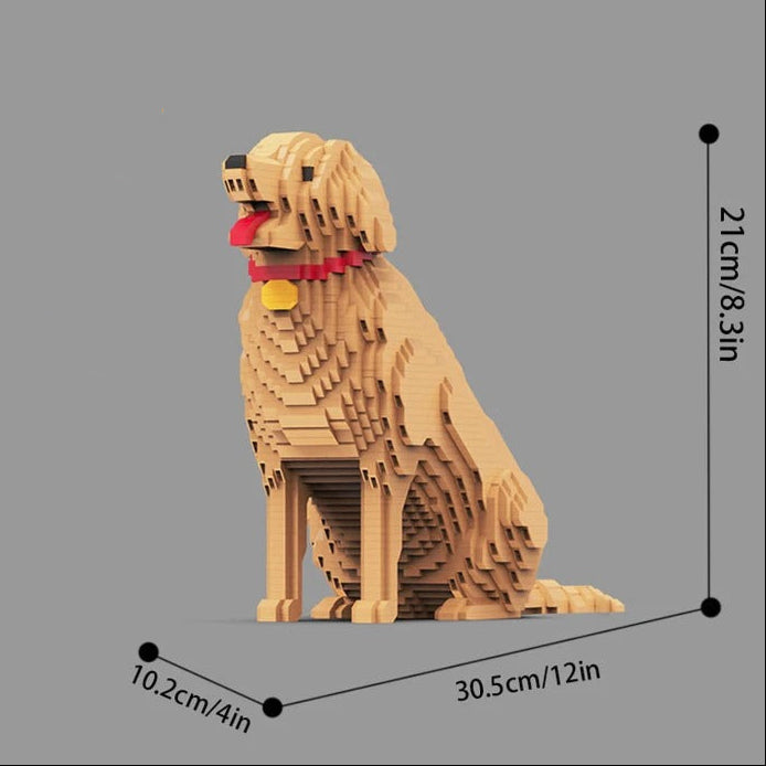 Golden retriever | Bouwsteentjes