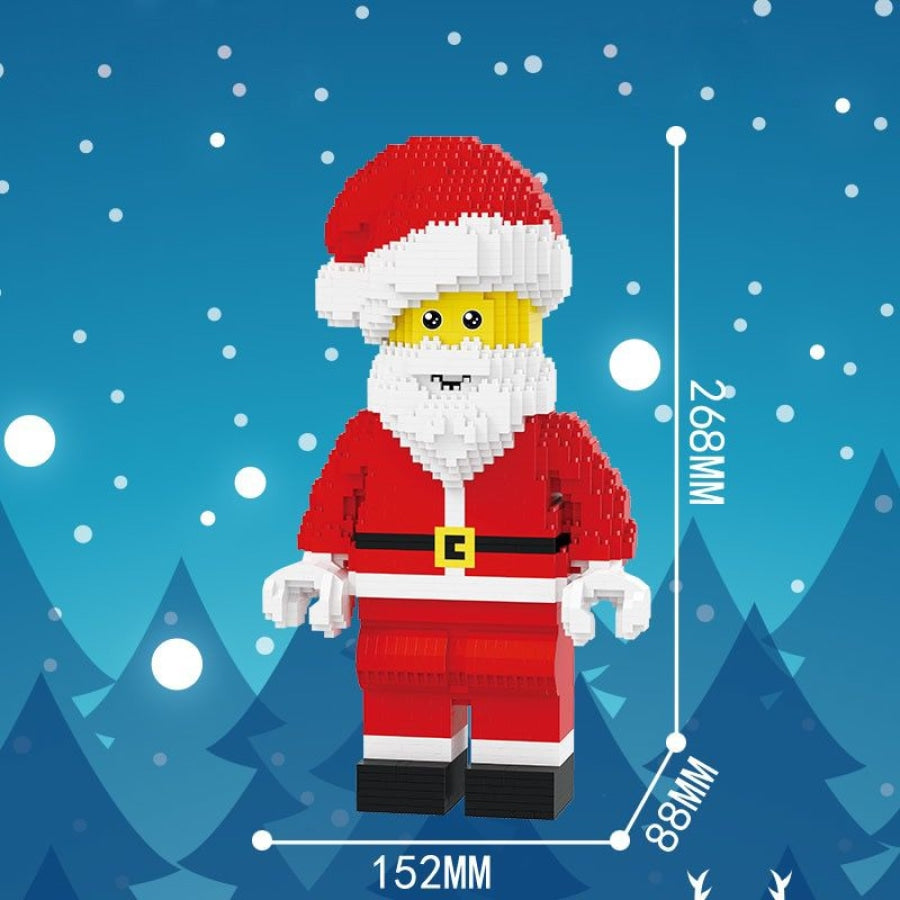 Mega Kerstman Bouwblokjes