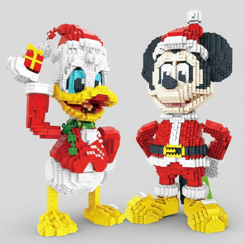 Mickey Mouse Kersteditie Bouwblokjes