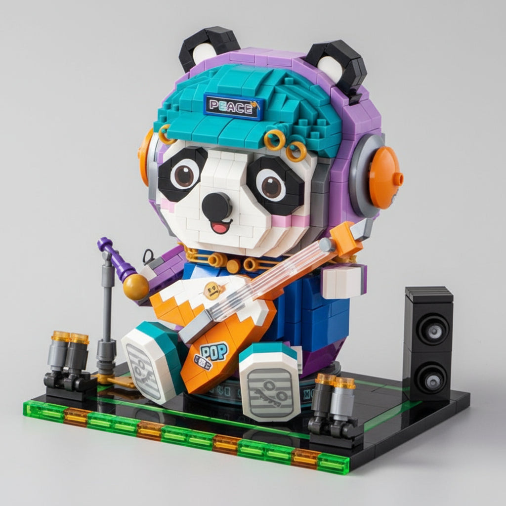 Muziek Panda Bouwblokjes