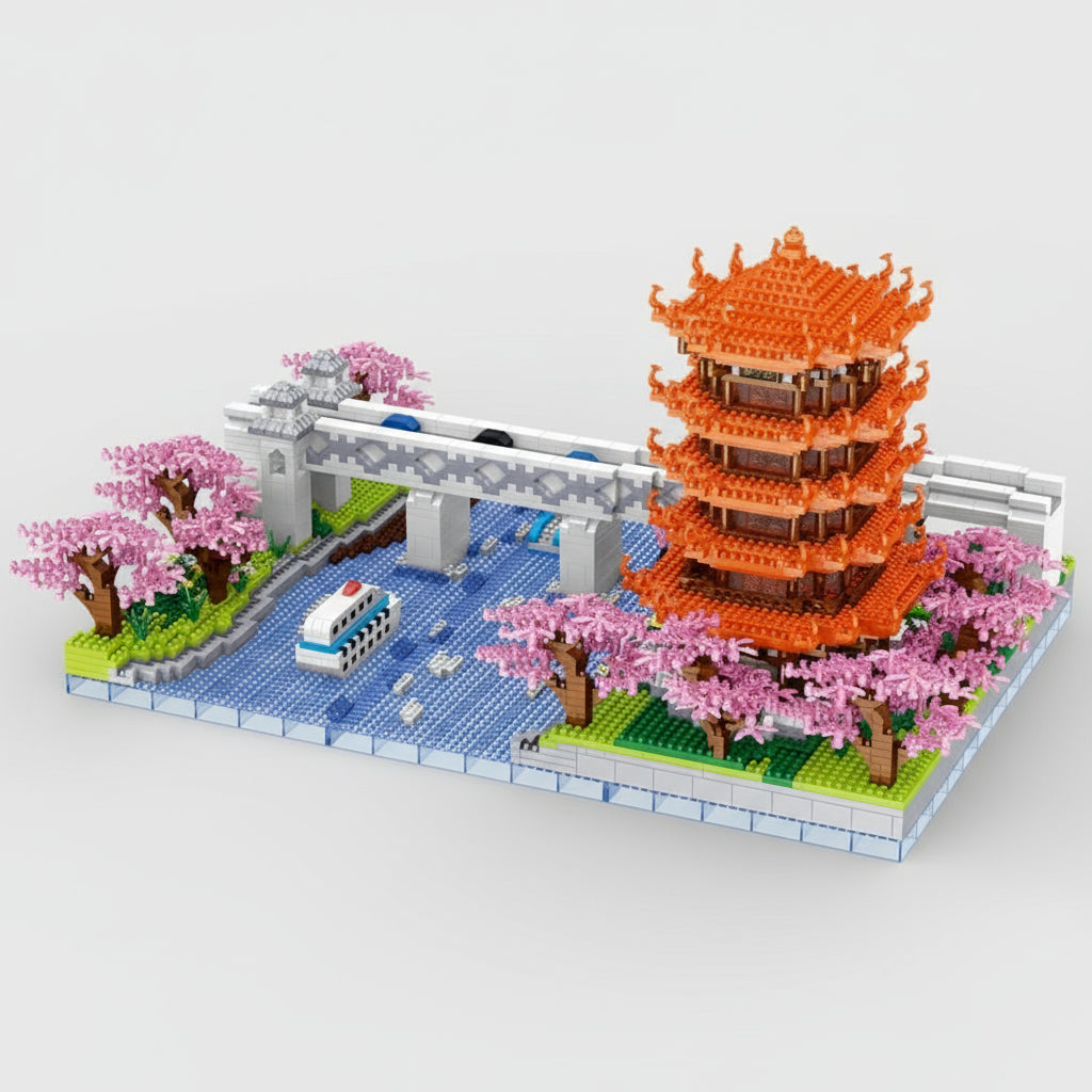 Pagode Toren In Park Bouwblokjes