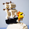Piratenschip Op Golven Bouwblokjes