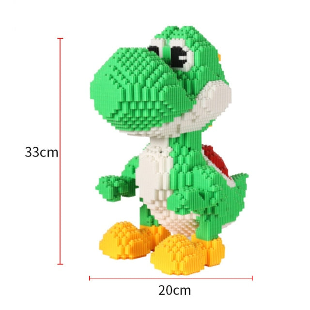 Mega Groene Dino | Bouwsteentjes