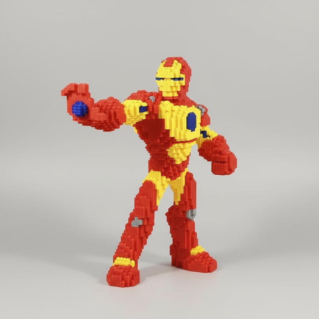 Rode Superheld Bouwblokjes