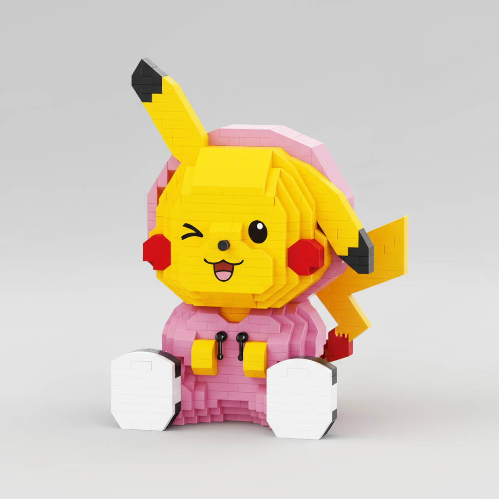 Schattig Bliksembeestje Bouwblokjes