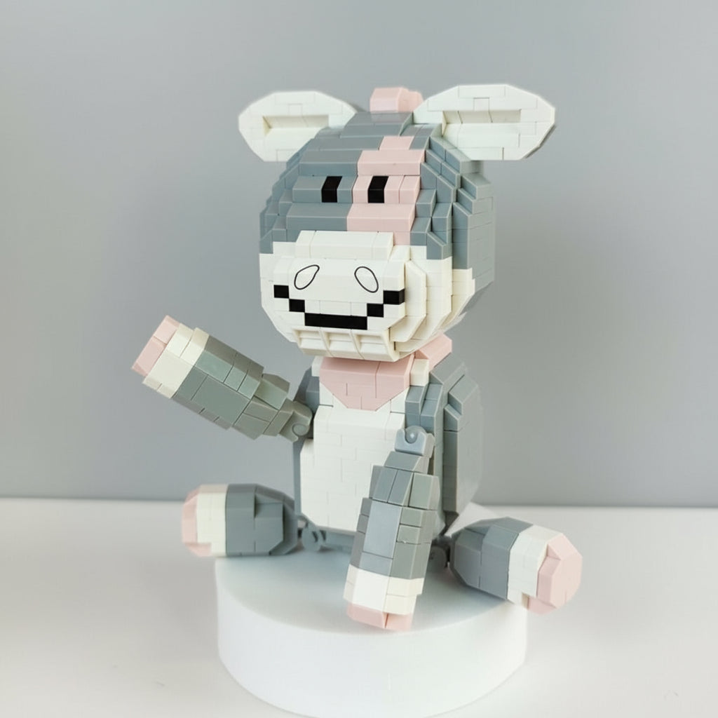 Schattige Ezel Bouwblokjes