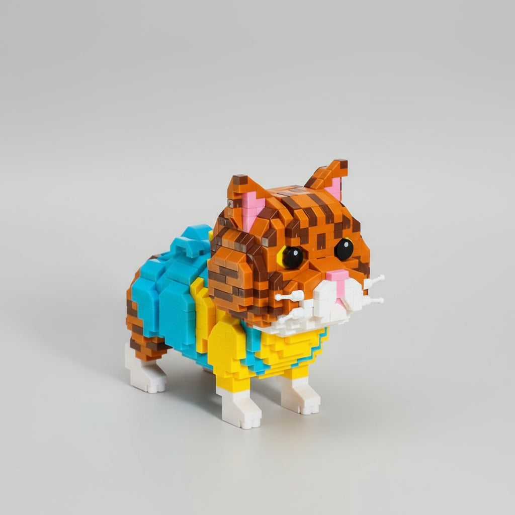 Schattige Kat Bouwblokjes