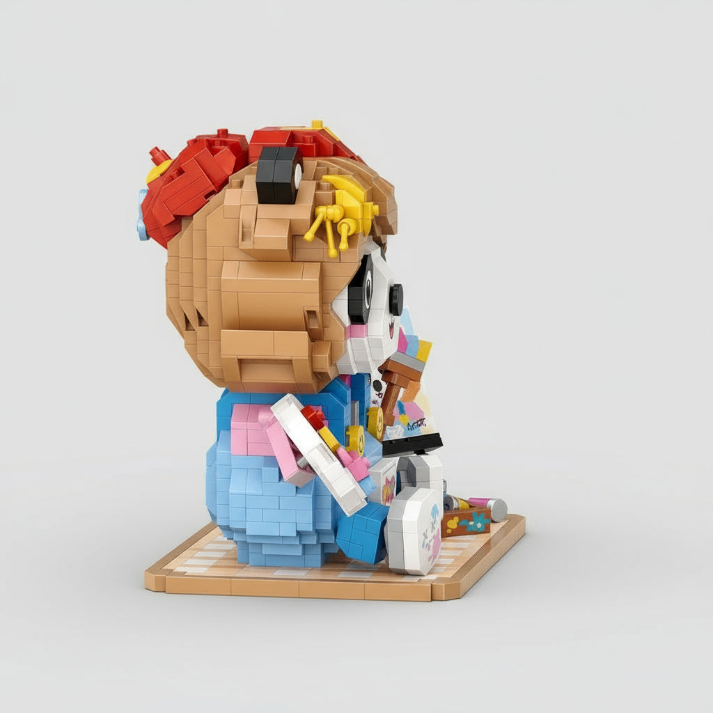 Schilder Panda | Bouwsteentjes