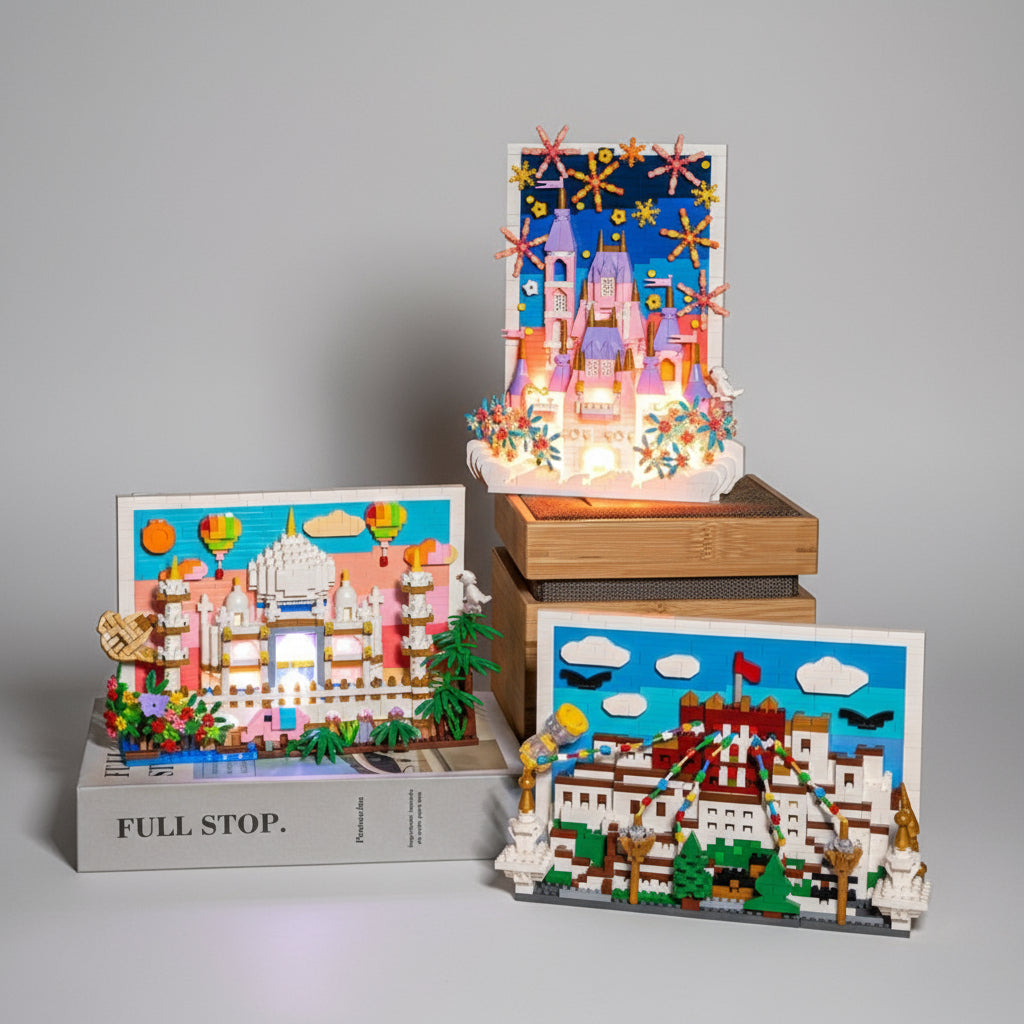 Taj Mahal Fotolijst Bouwblokjes