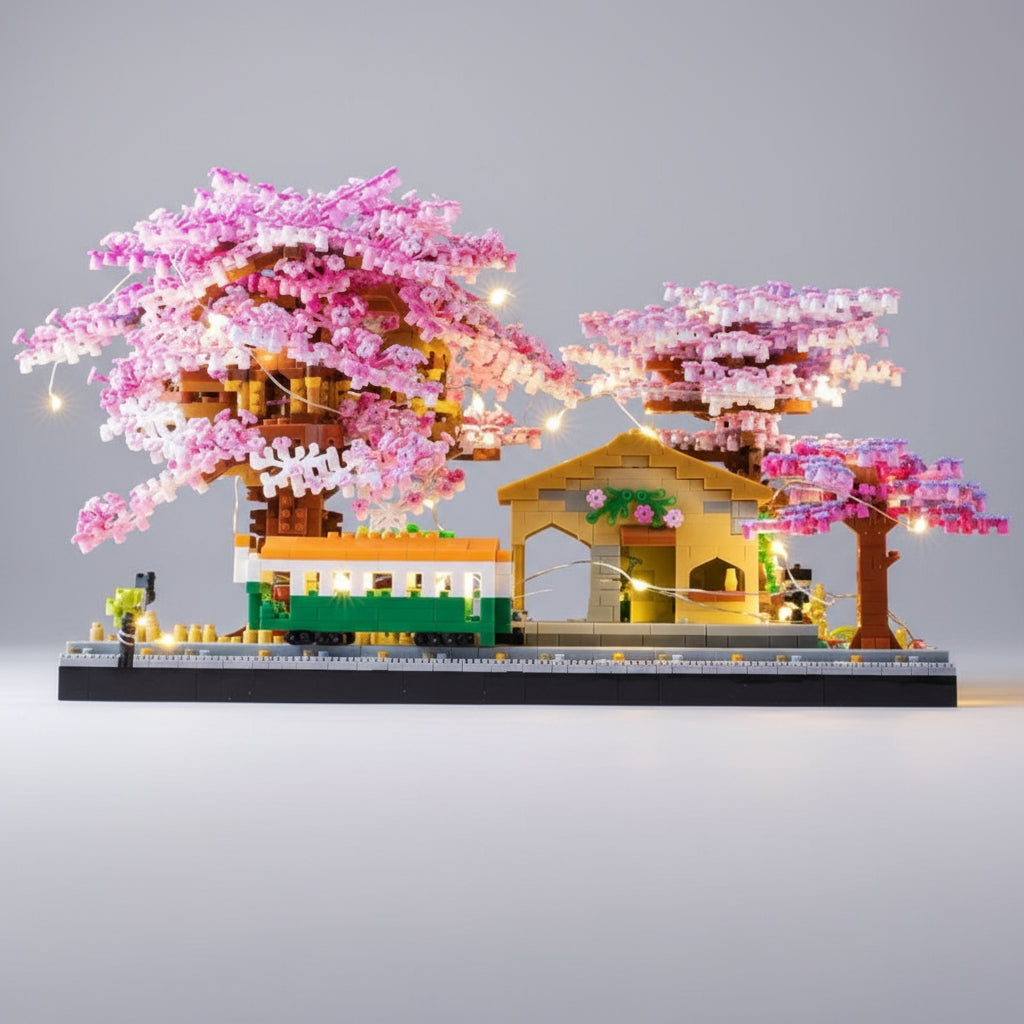 Trein Station Bouwblokjes