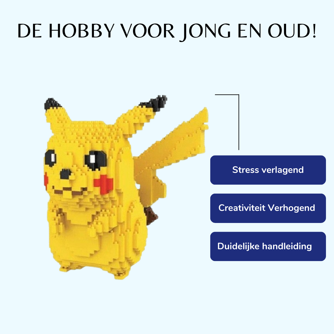 Geel Bliksembeest | Bouwsteentjes | Morgen in huis