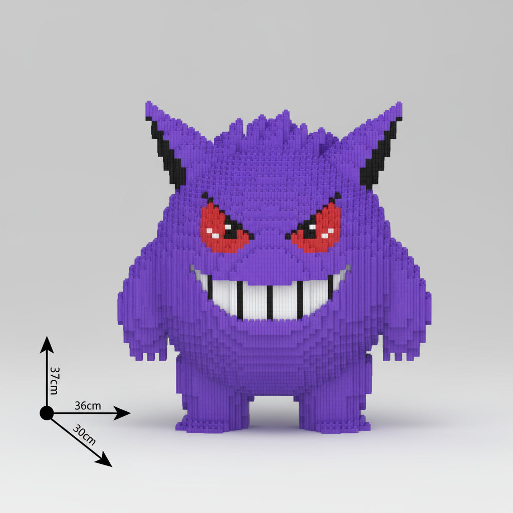 MEGA paars schaduwwezen | Bouwsteentjes