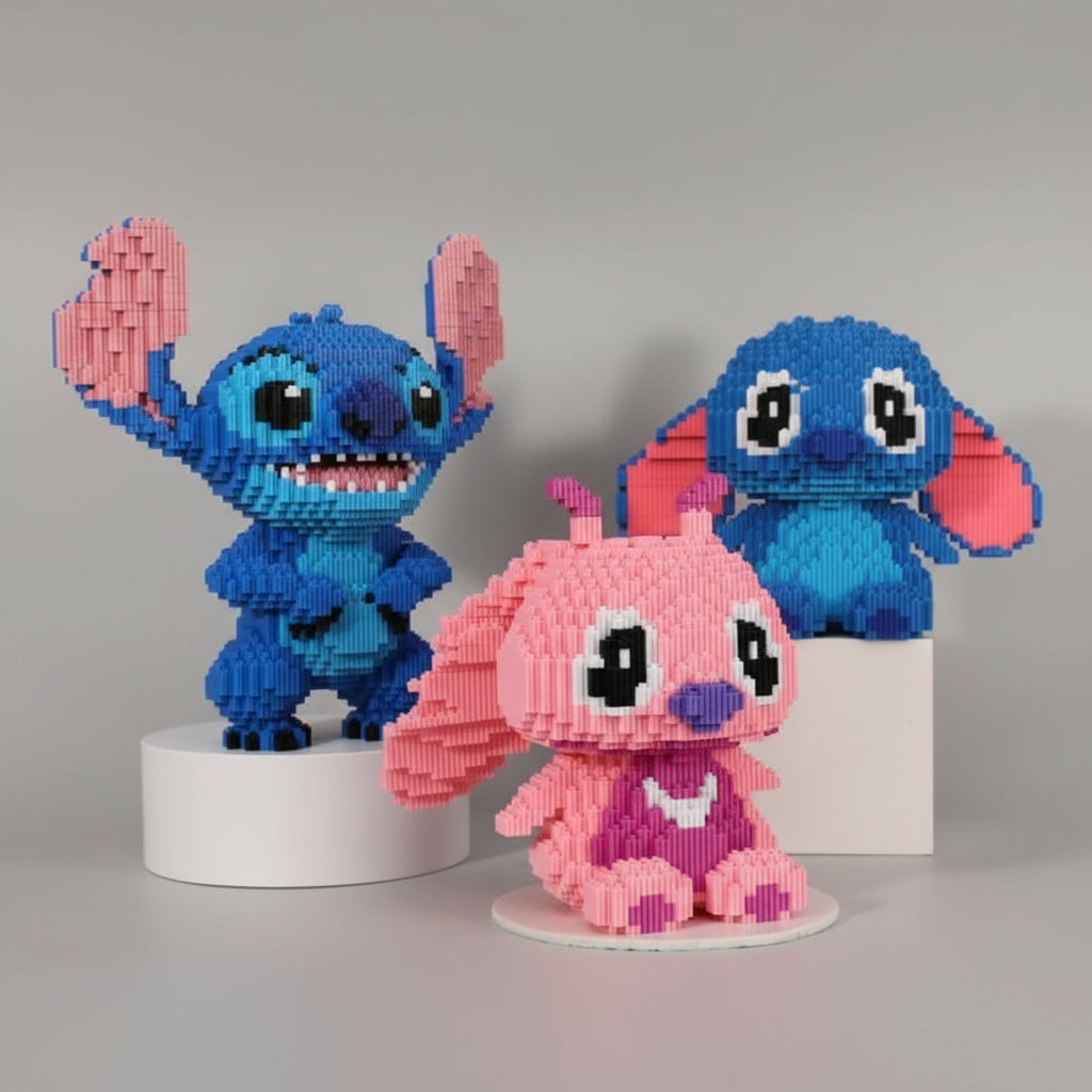 Verdrietig Roze Wezen Bouwblokjes