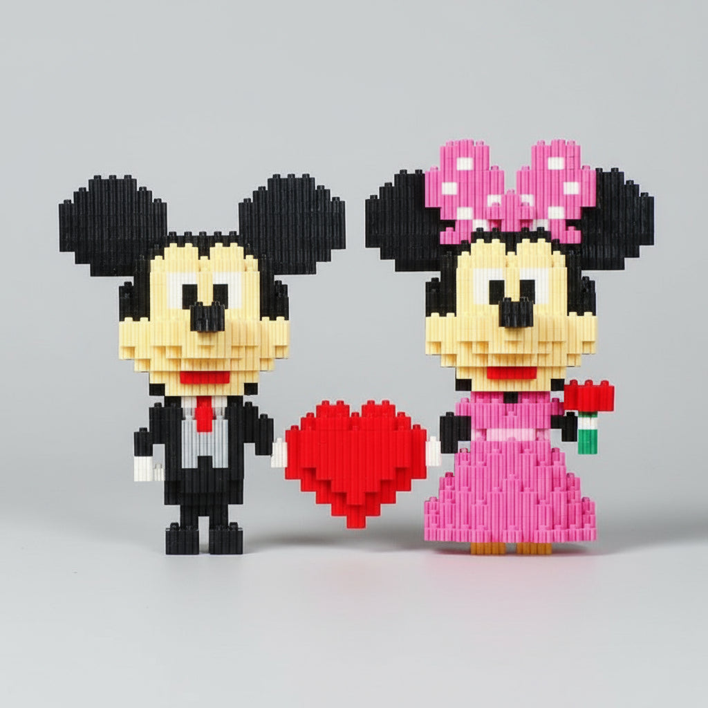 Verliefde Muizen Bouwblokjes