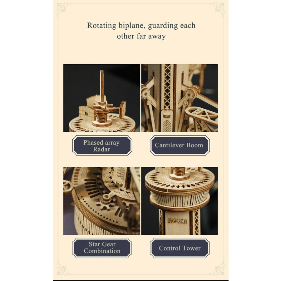 Vliegtuig Verkeerstoren Houten Bouwpakketten