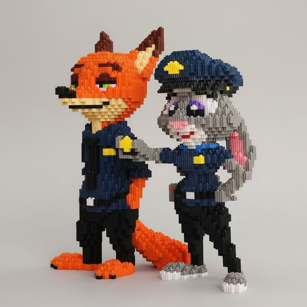 Vos Politie Bouwblokjes