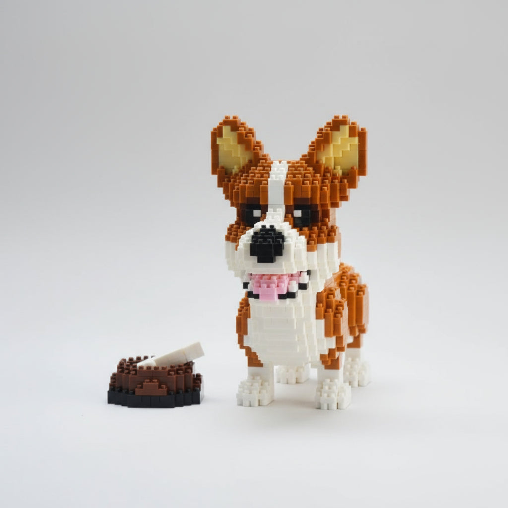 Welsh Corgi Bouwblokjes