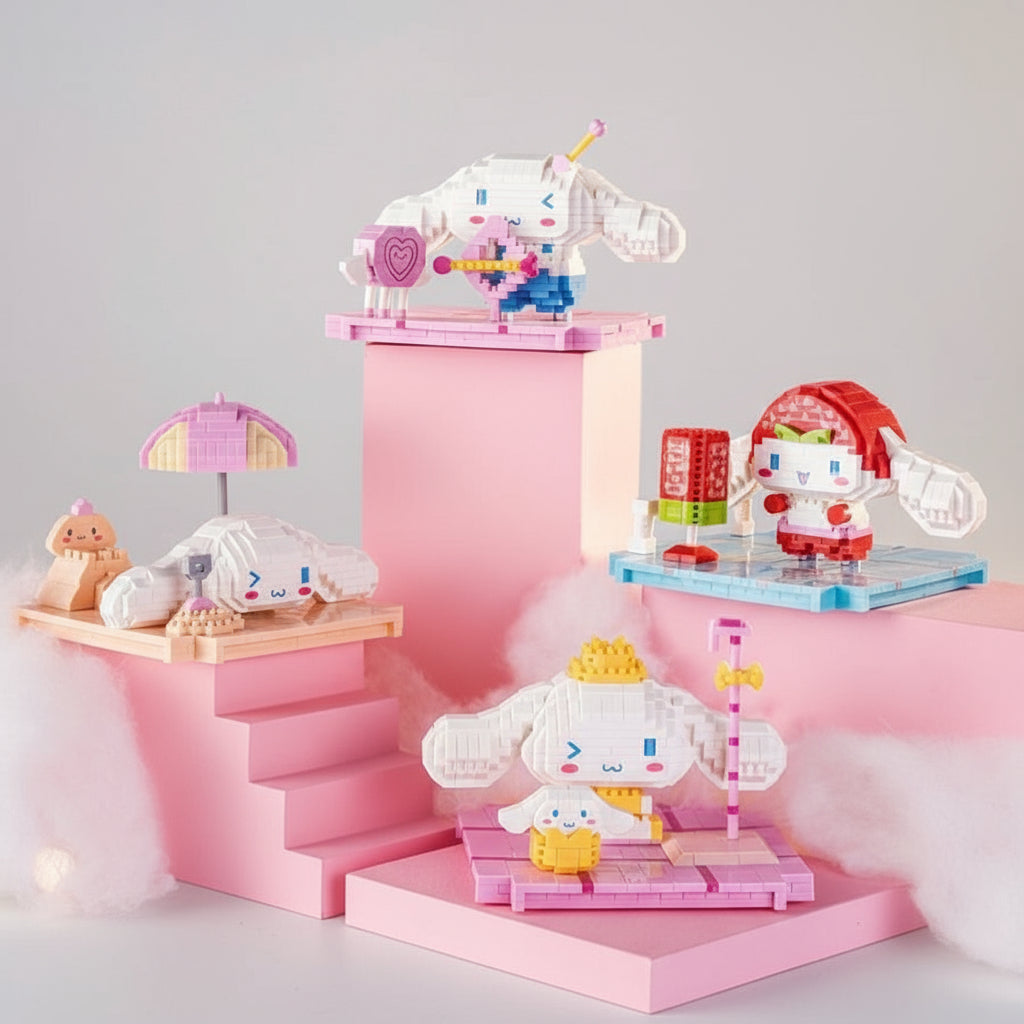 Witte Hond Cupido Bouwblokjes