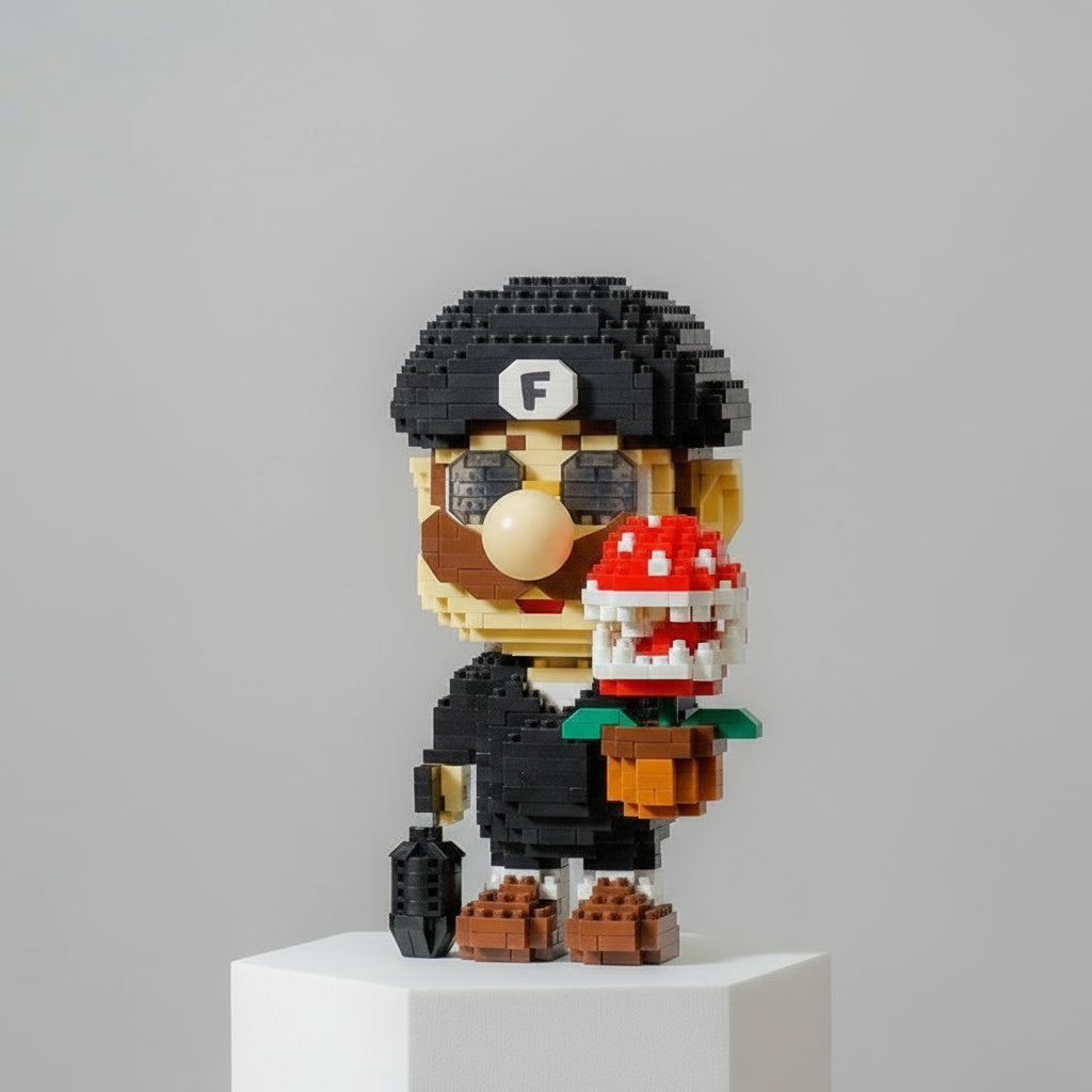 Zwarte Loodgieter Bouwblokjes